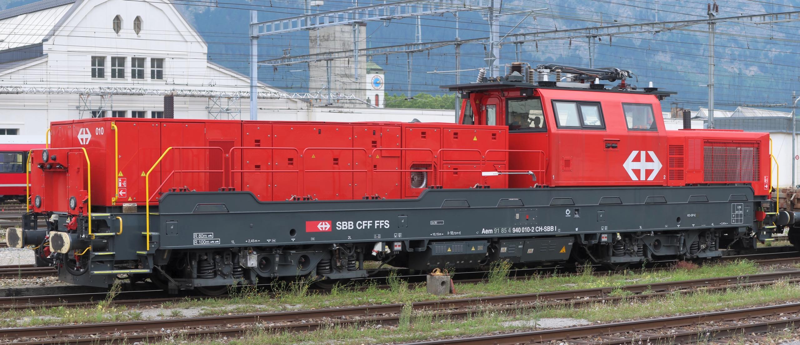SBB Aem 940 in July 2021 at Landquart