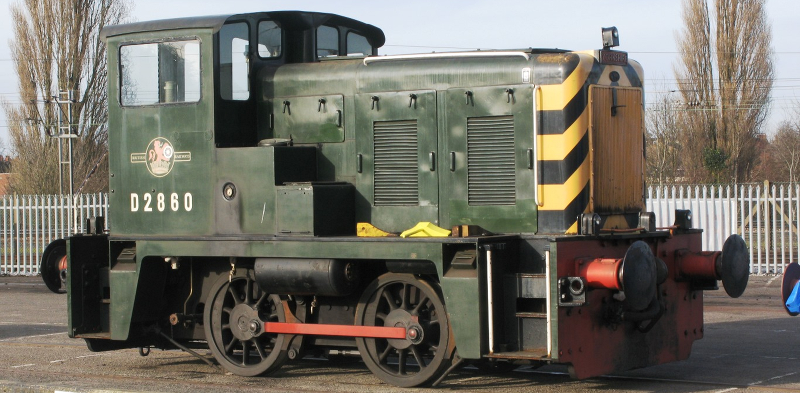 The former D2860 at the National Railway Museum in York
