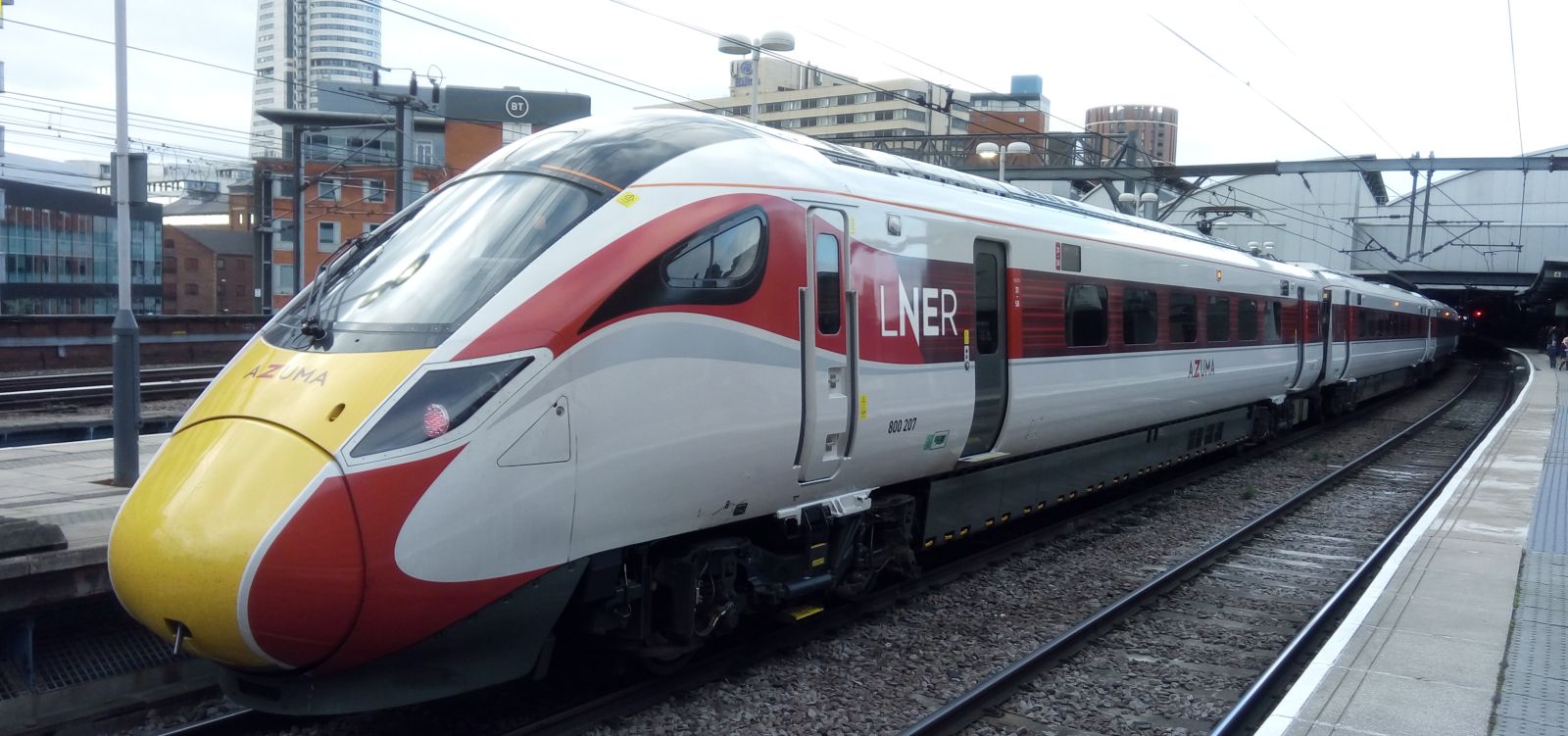LNER 800207 im Februar 2020 in Leeds