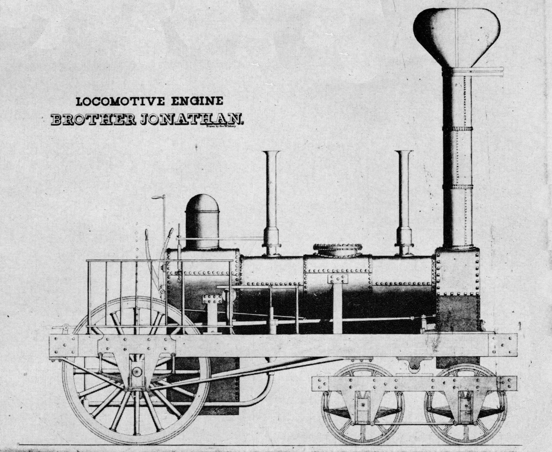 “Brother Jonathan”, the first 4-2-0 ever built.