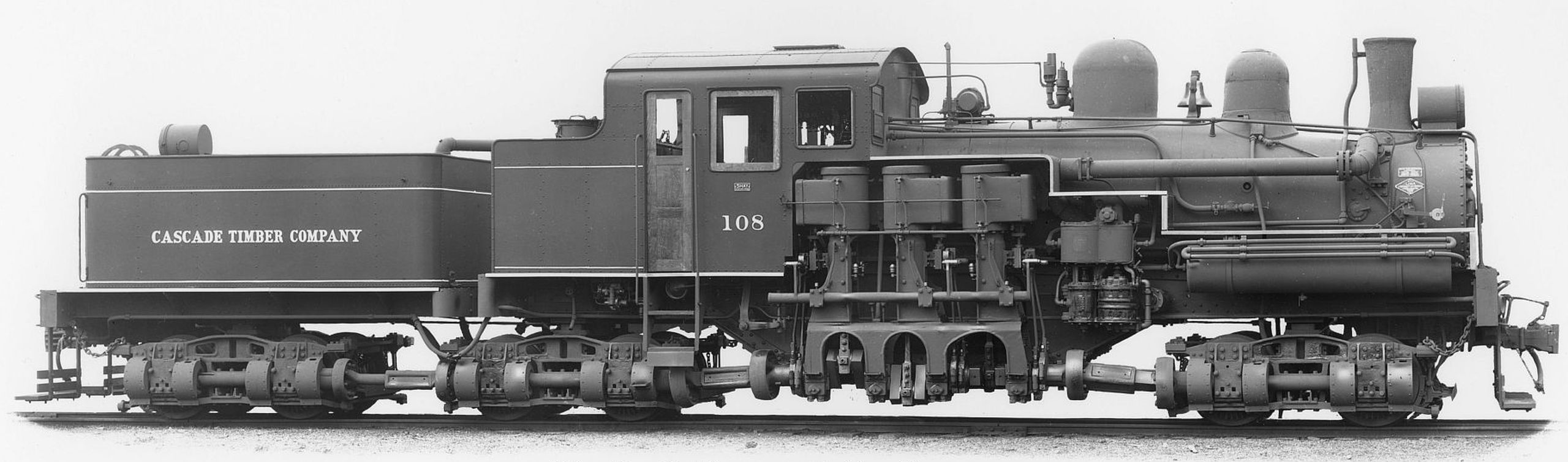 As built as Cascade Timer Co. No. 108