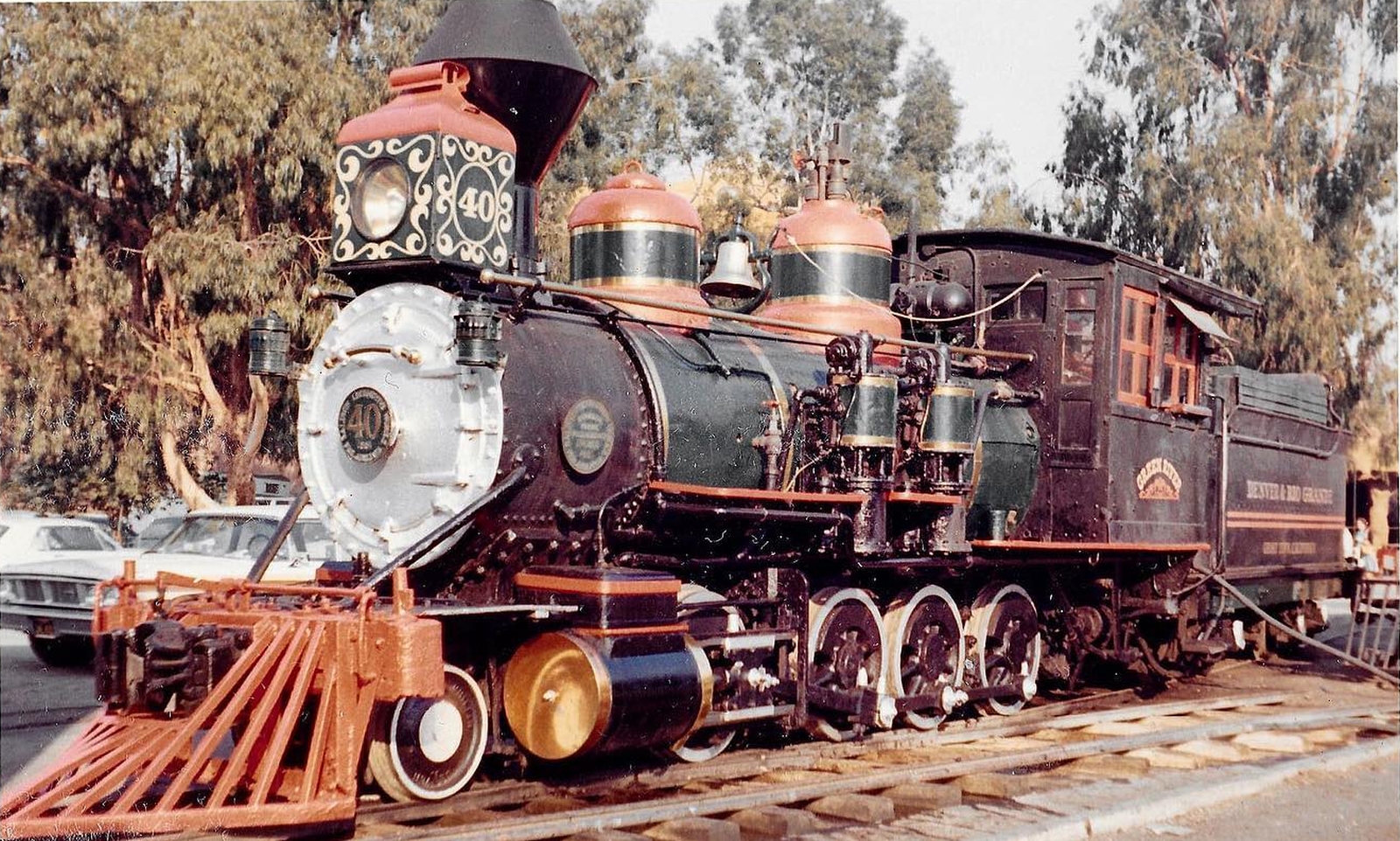 Former No. 400 “Green River” in 1965 as Ghost Town & Calico Railroad No. 40
