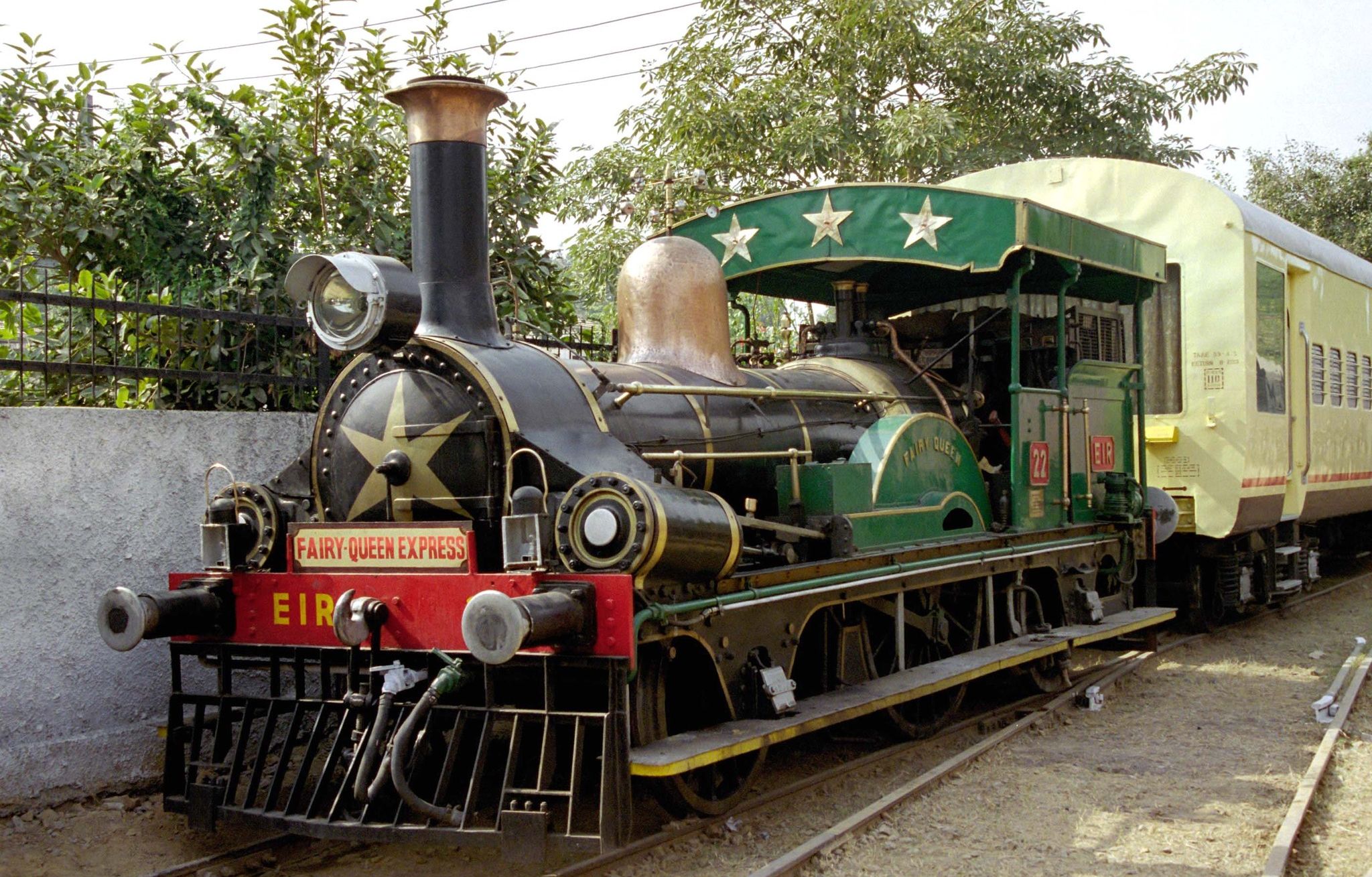 “Fairy Queen” in Delhi Railway Museum in 2000