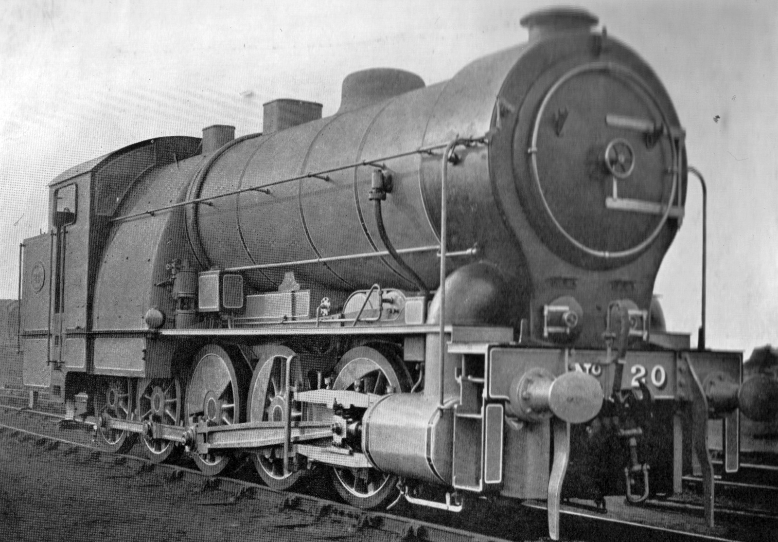 Front view with the Wootten firebox clearly visible