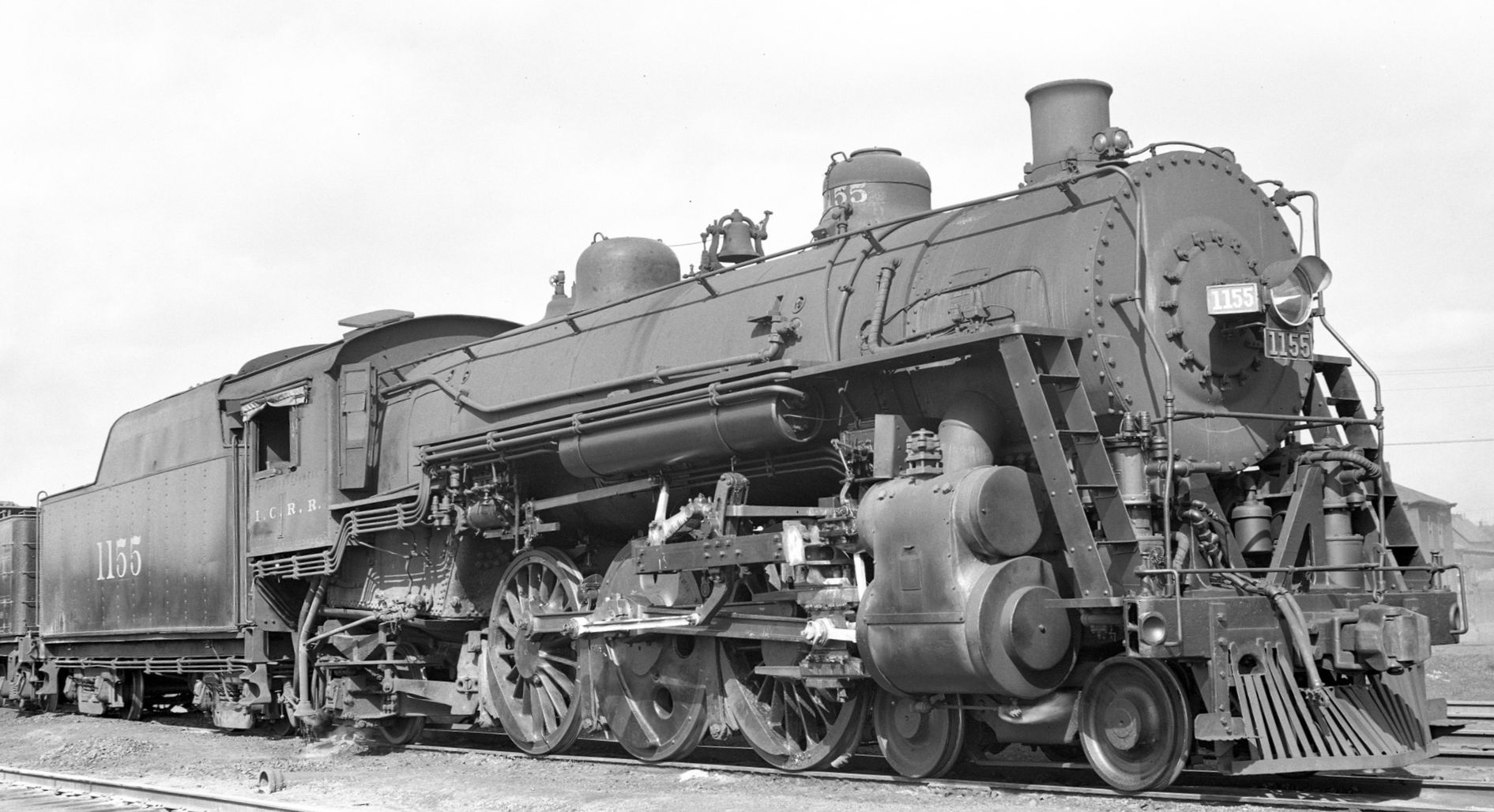 Nr. 1155 im März 1949, nachdem die Treibräder durch Scheibenräder ersetzt worden waren
