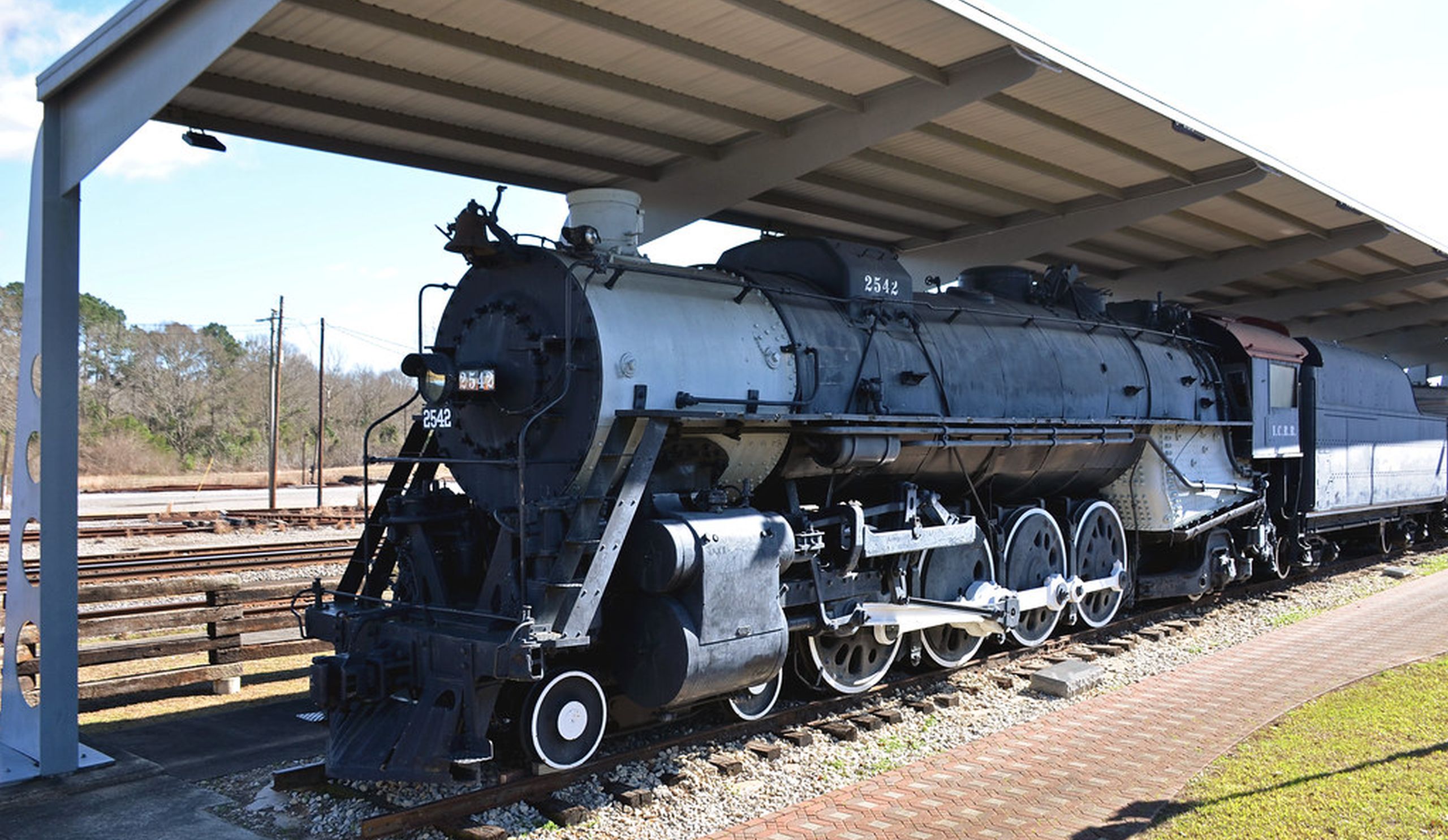 No. 2542 on display at McComb, Mississippi