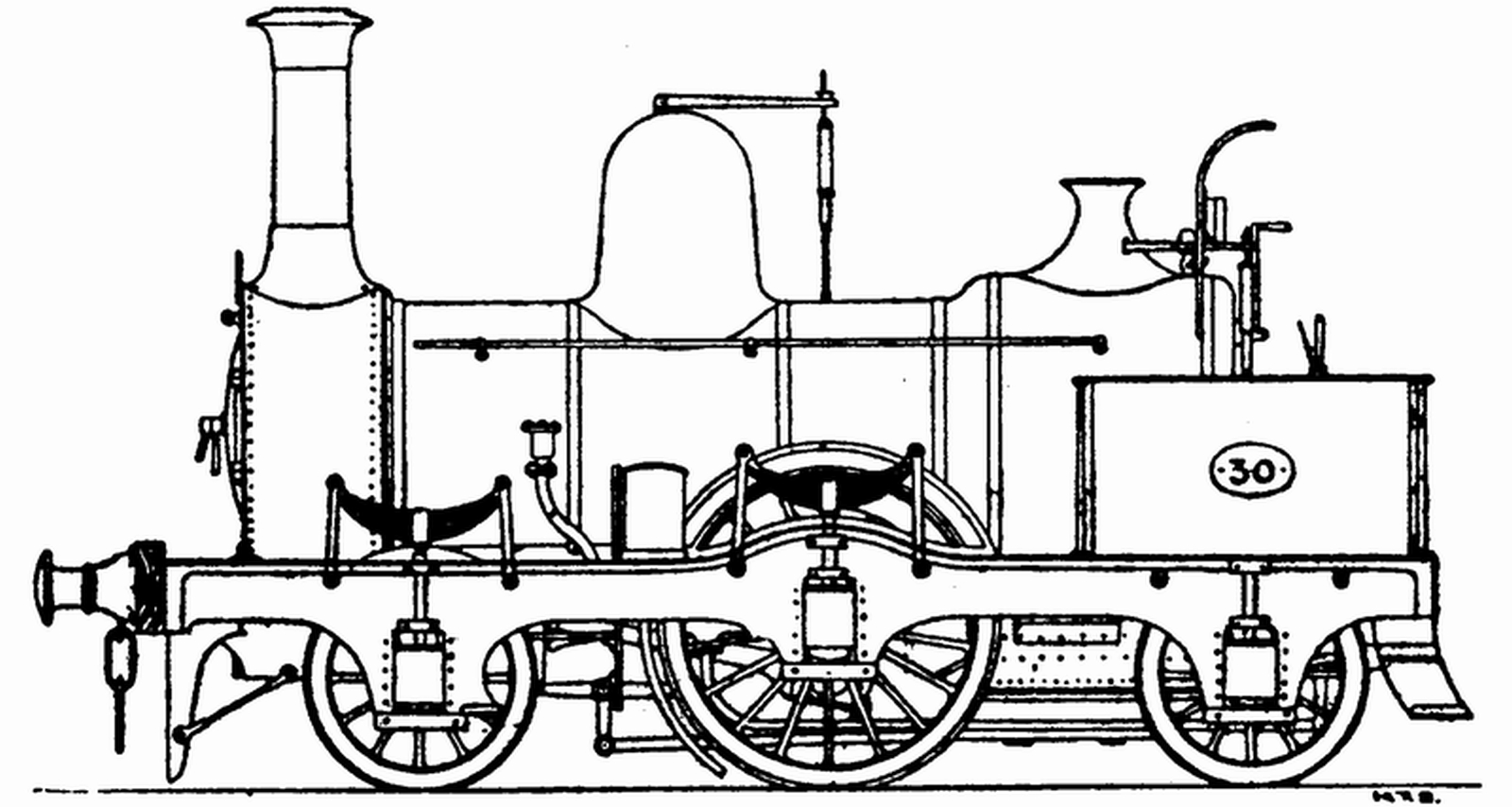 No. 30 with double bearing of the driving axle