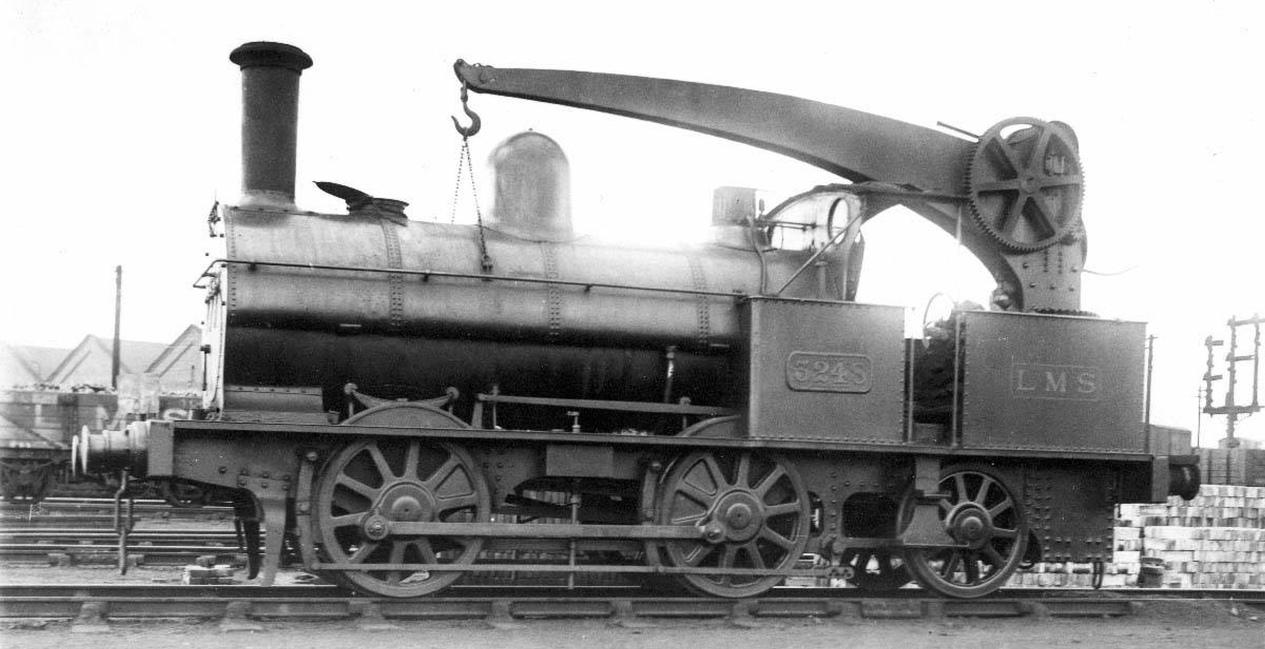 No. 3248 rebuilt as a crane