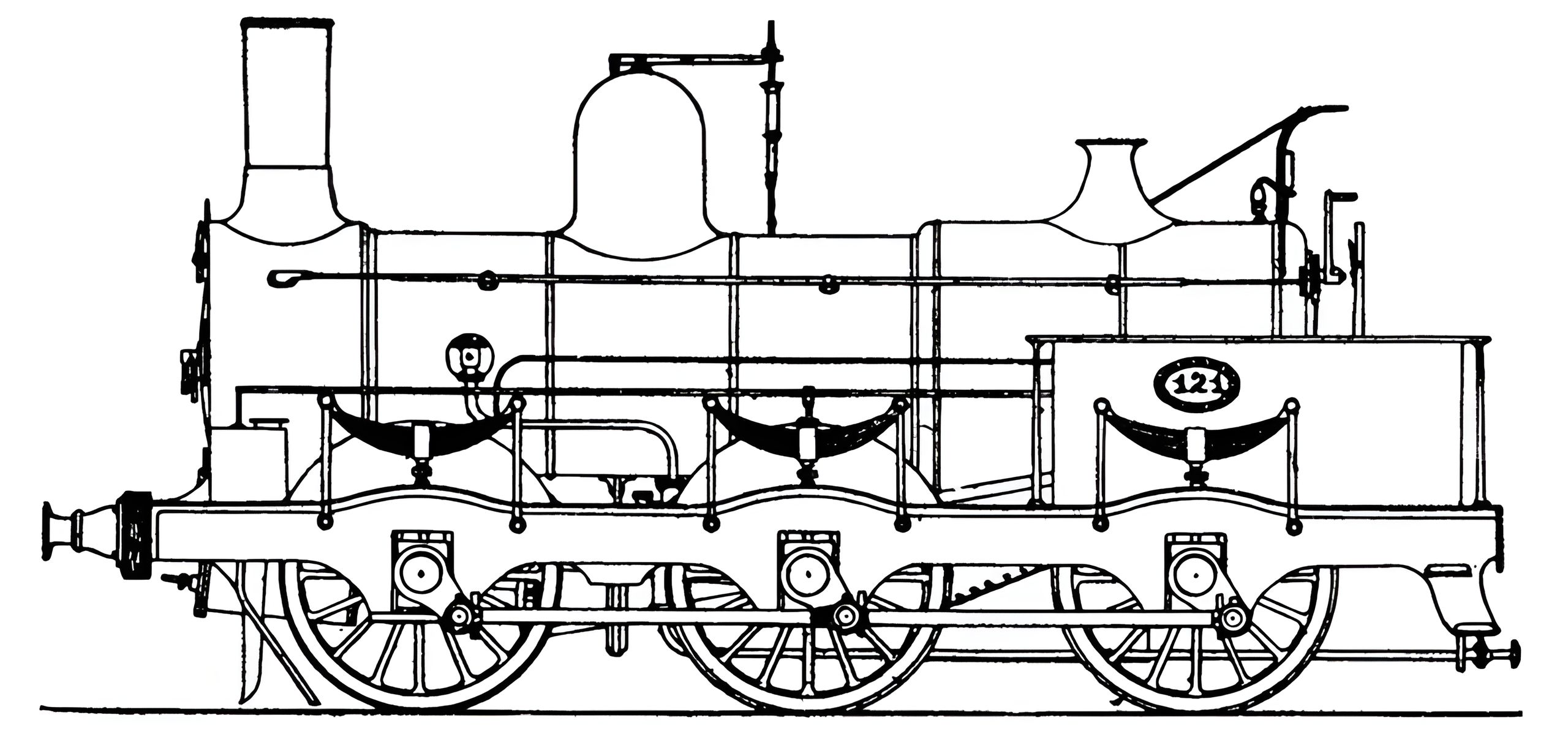 No. 121 “Europa” after the rebuild with the new boiler