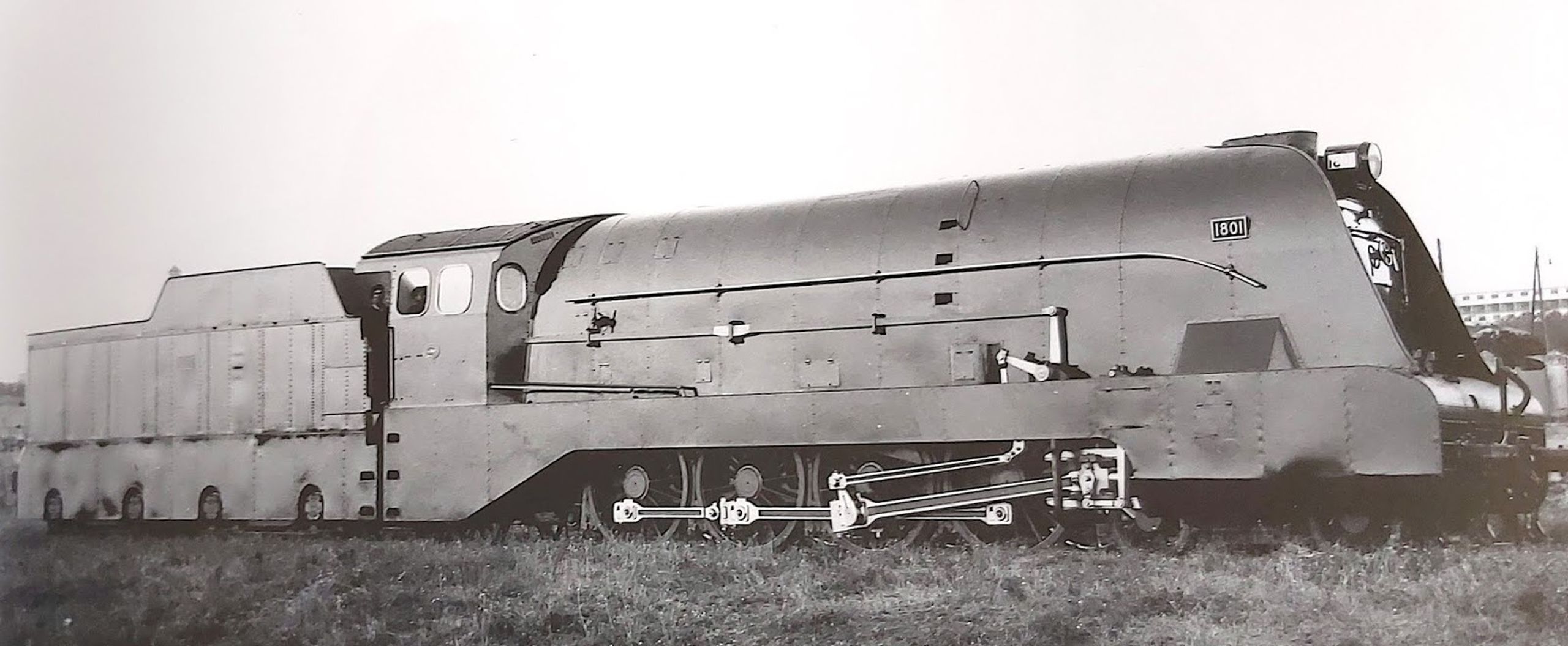 No. 1801 with its original streamlining