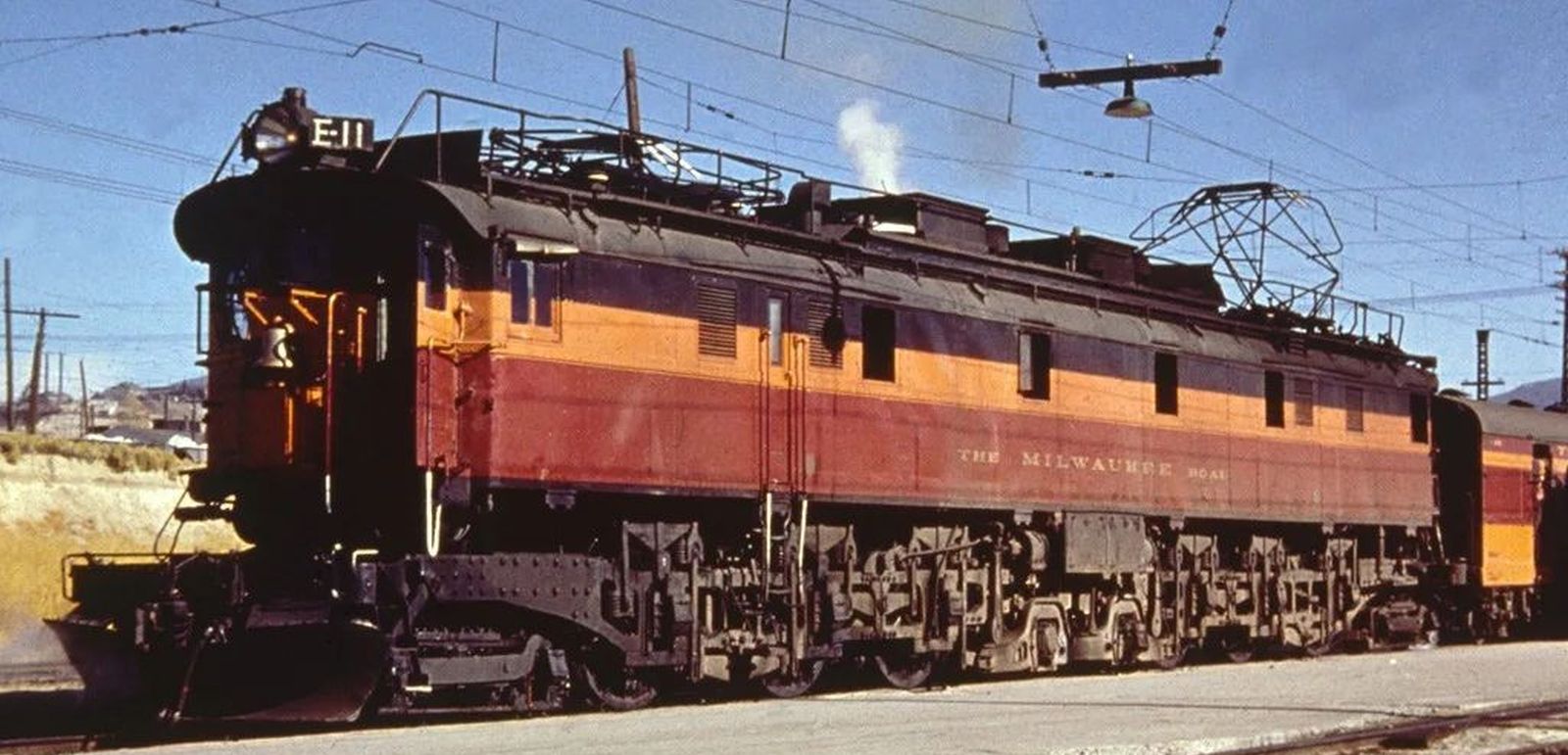 E-11 in December 1952 in front of the “Columbian” in Butte, Montana