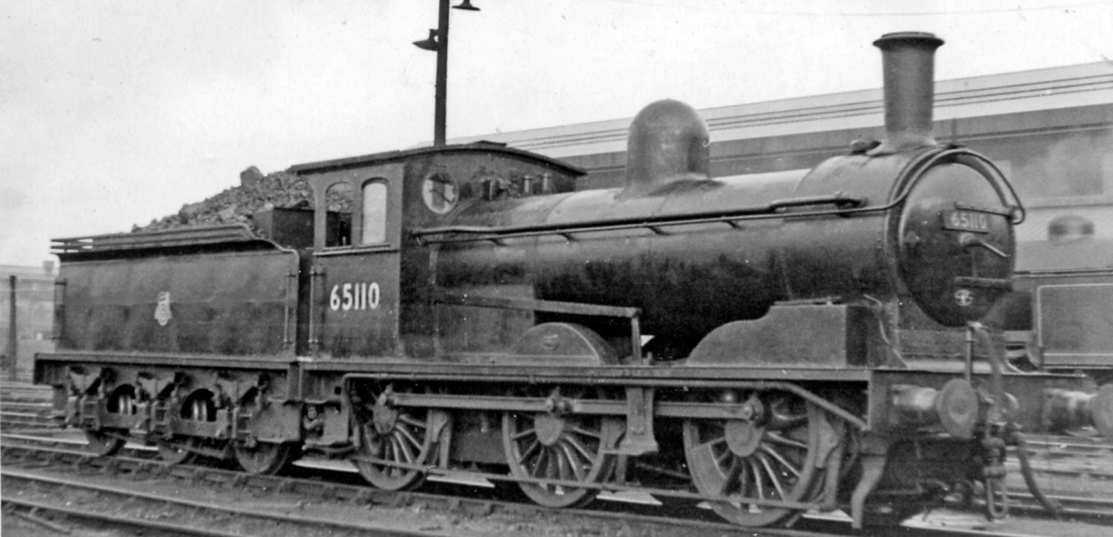 LNER J21 No. 65110 in June 1954 at Heaton Depot
