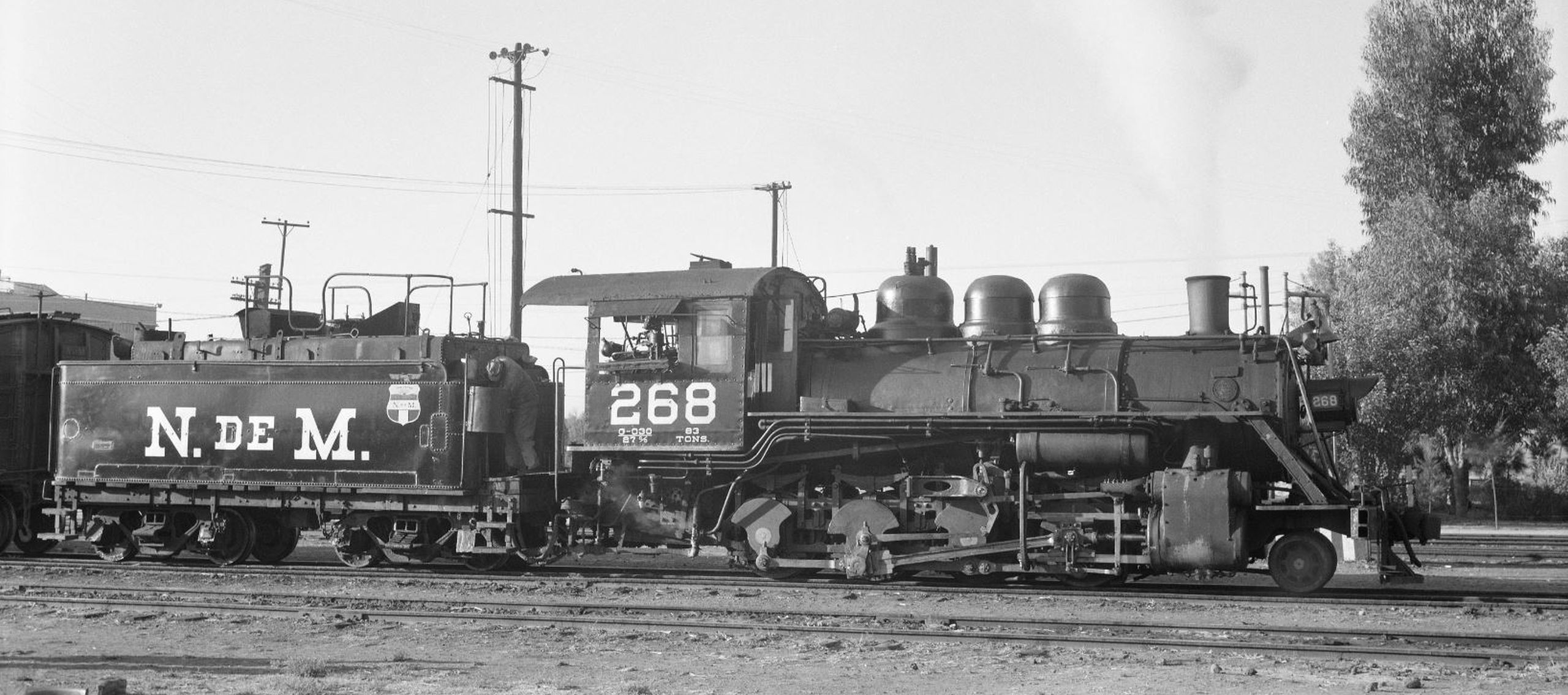 No. 268 in 1961 at the San Lazaro terminal at Mexico City