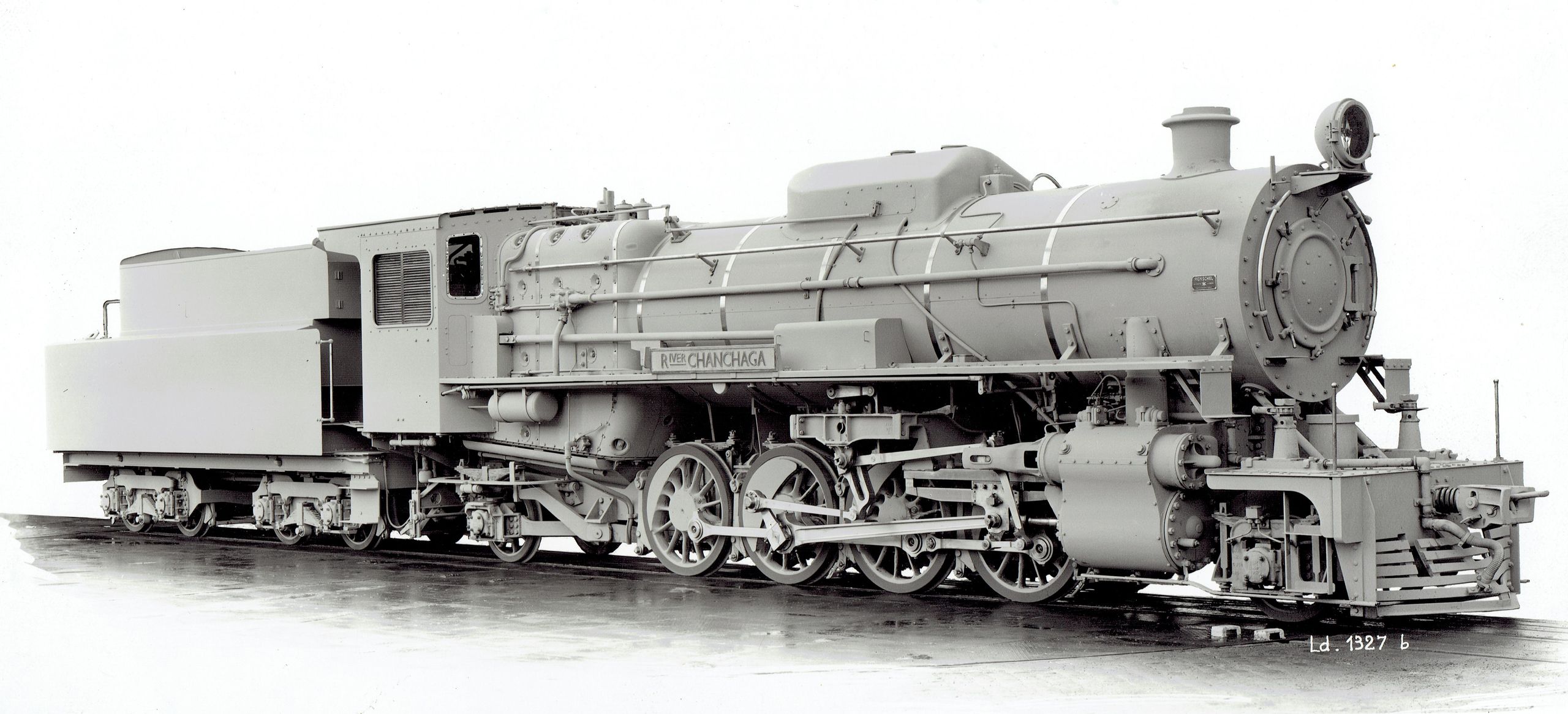 No. 205 “River Chachaga,” built by Henschel, on a factory photo