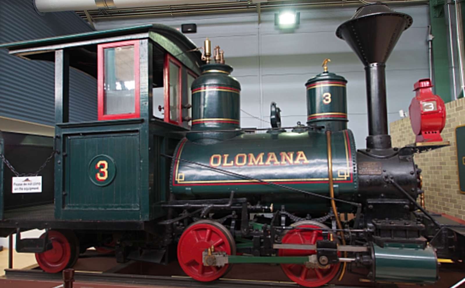 In the Railroad Museum of Pennsylvania