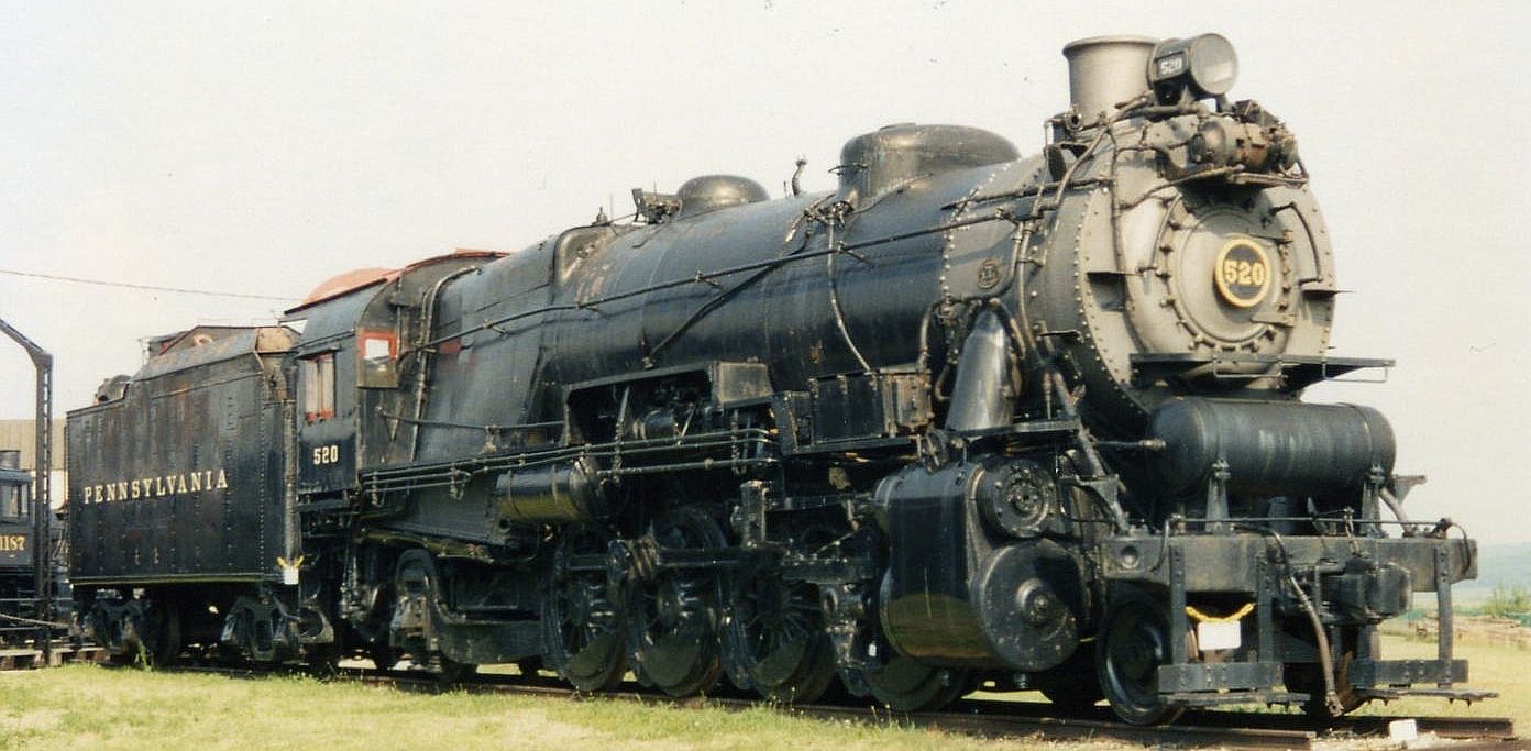 Nr. 520 im Jahr 1993 ausgestellt im Pennsylvania Railroad Museum in Strasburg