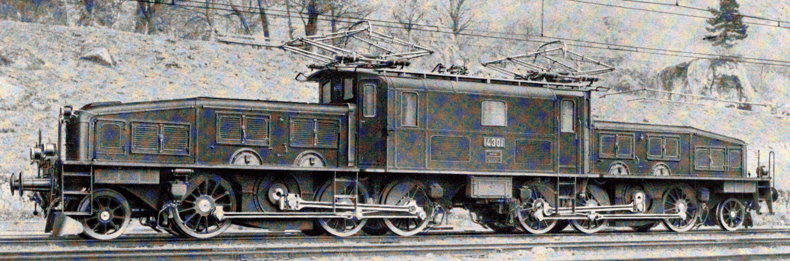 No. 14301 on the SLM type sheet