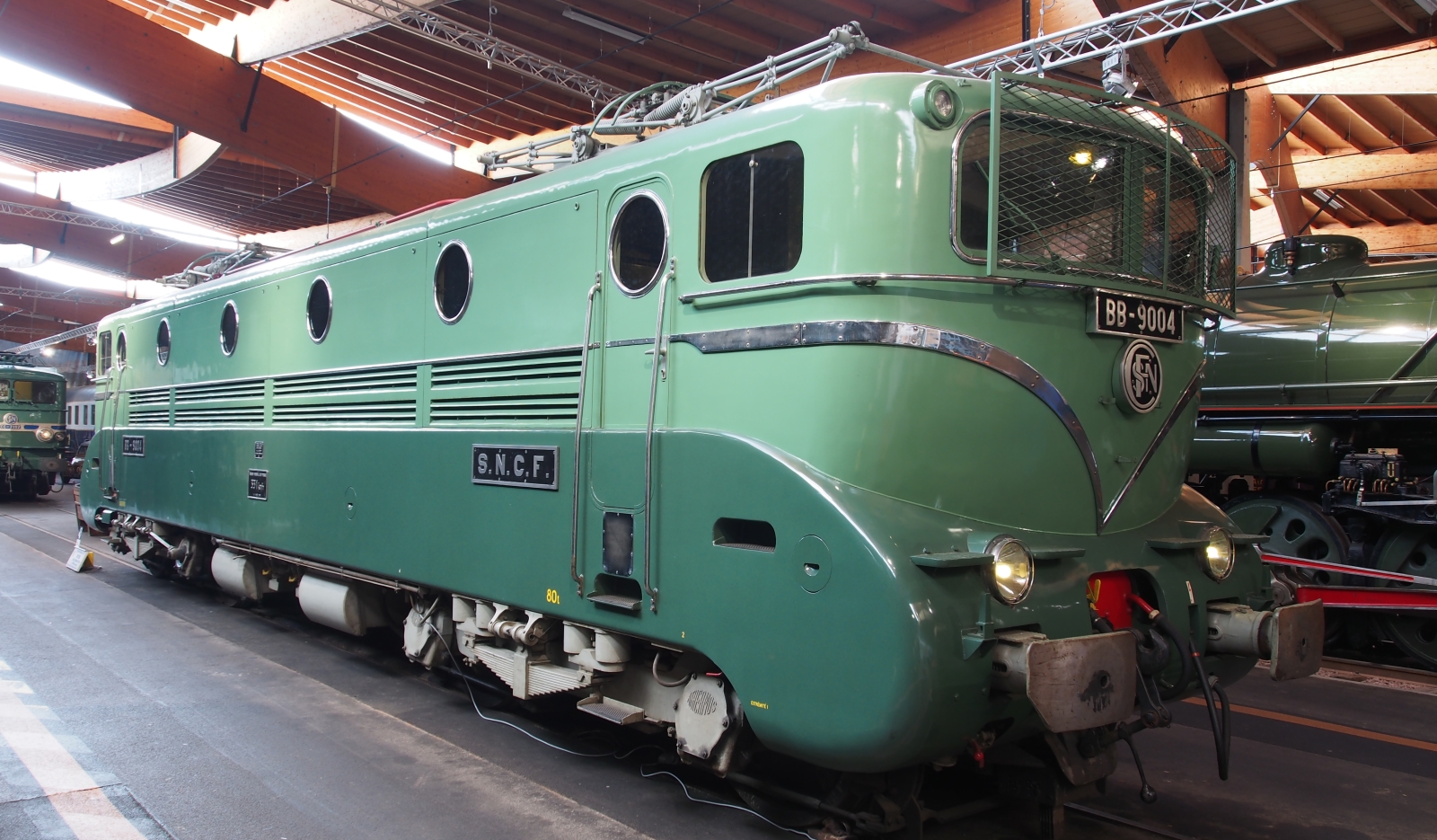 BB 9004 in the “Cité du train” Mulhouse
