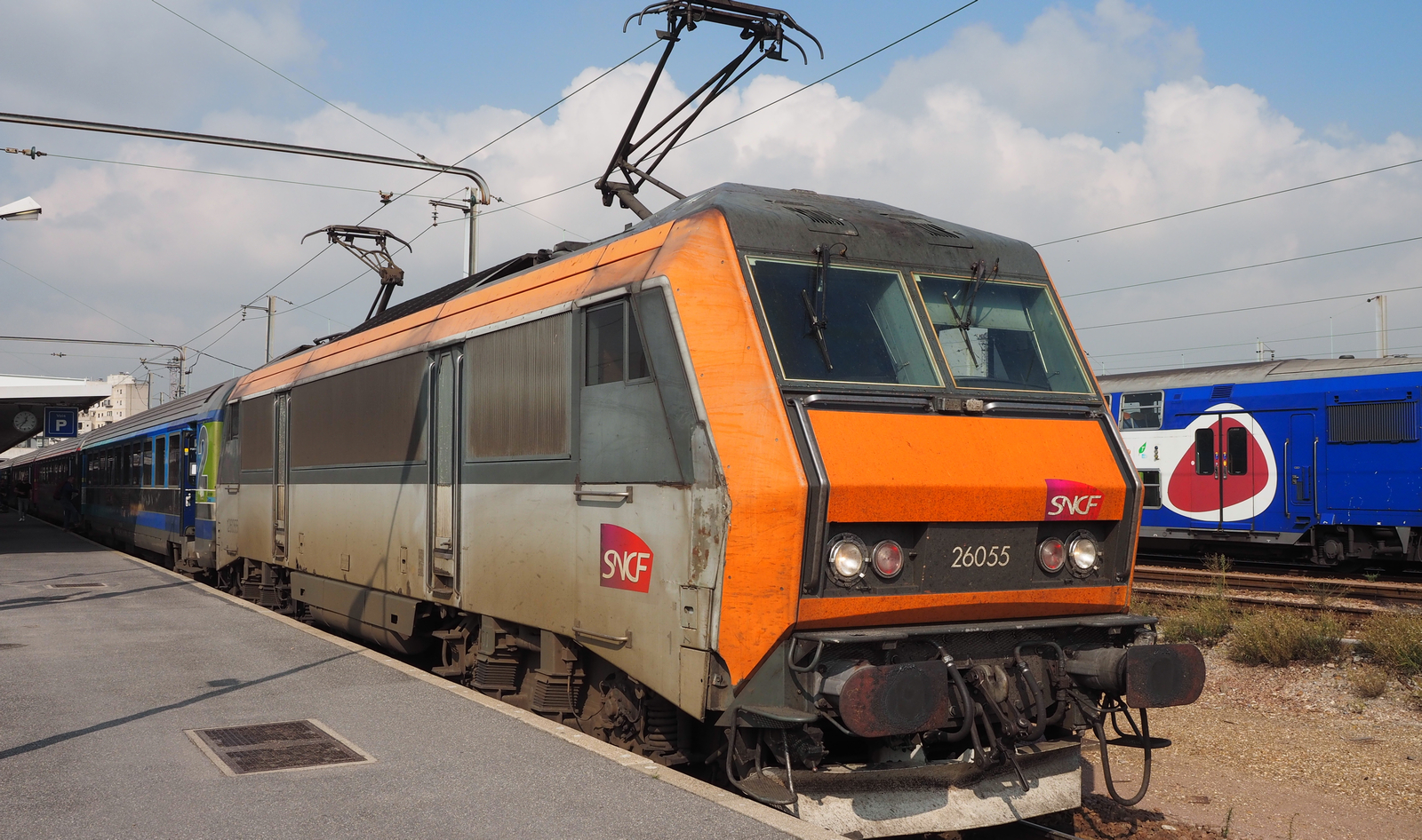 BB 26055 in September 2014 at Paris-Bercy