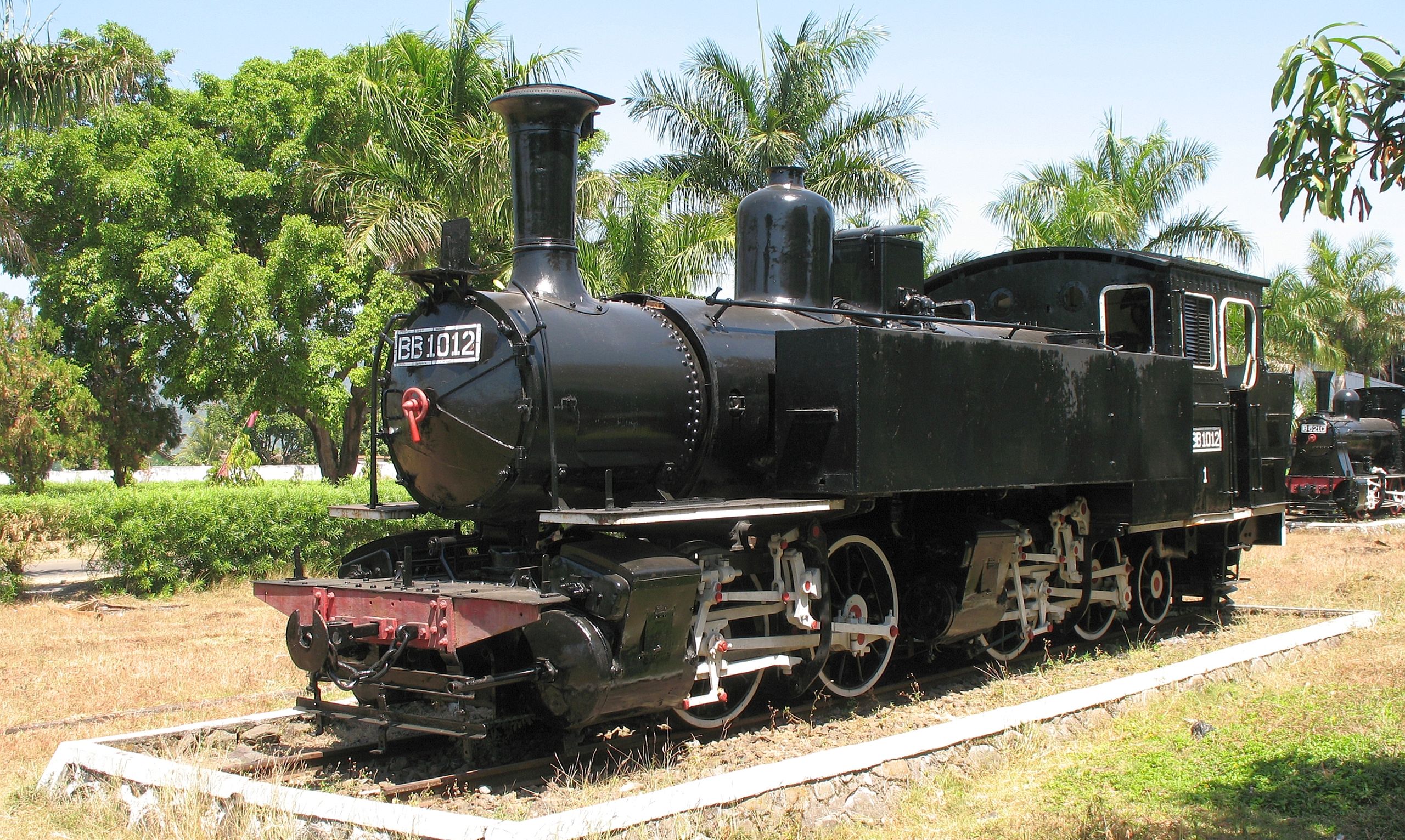 BB10 12 in the Indonesian Railways Museum at Ambarawa