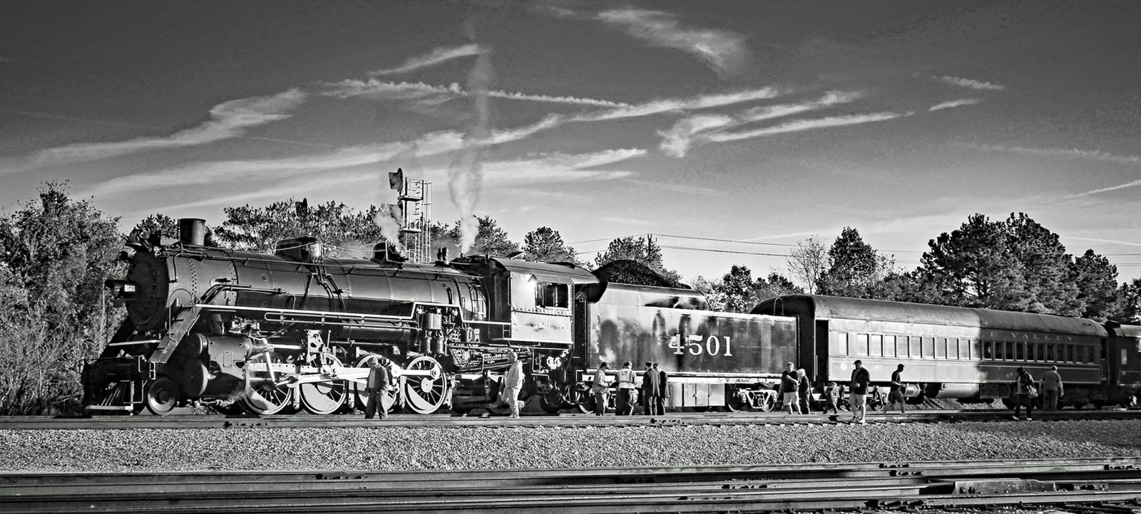No. 4501 in 2014 on the Tennessee Valley Railroad Museum