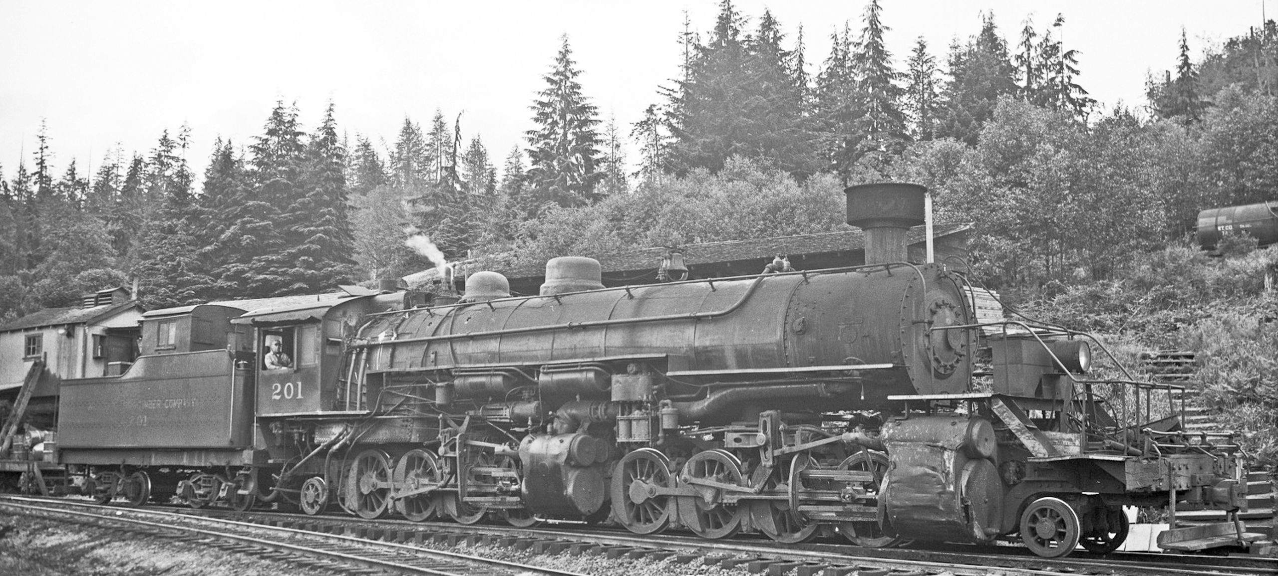 No. 201 in July 1952 at Headquarters Camp above Longview, Washington