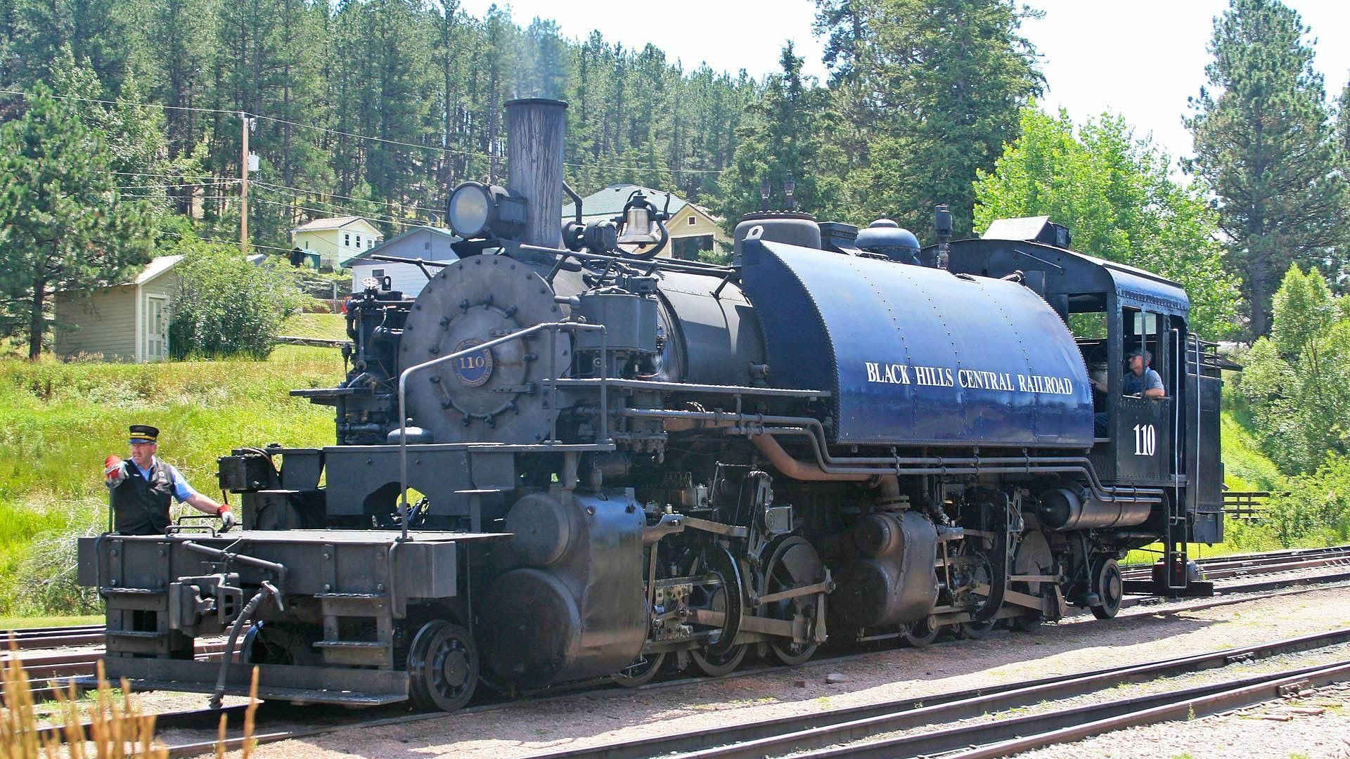 The first No. 110, now running on the Black Hills Central
