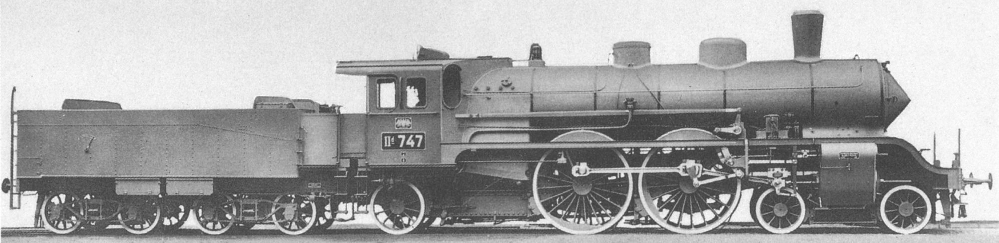Nr. 747 bei ihrer Auslieferung im Jahr 1905