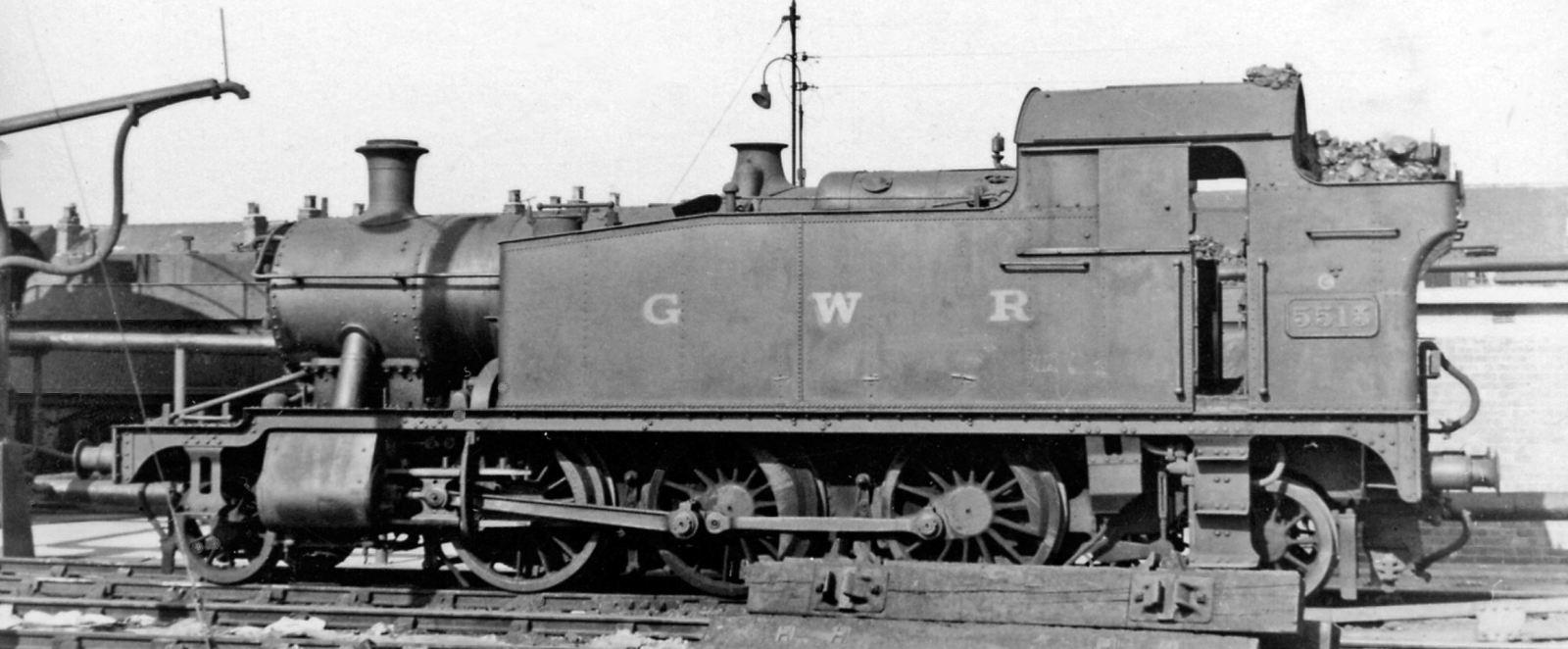 No. 5515 in March 1948 shortly after the formation of British Railways, still with GWR lettering