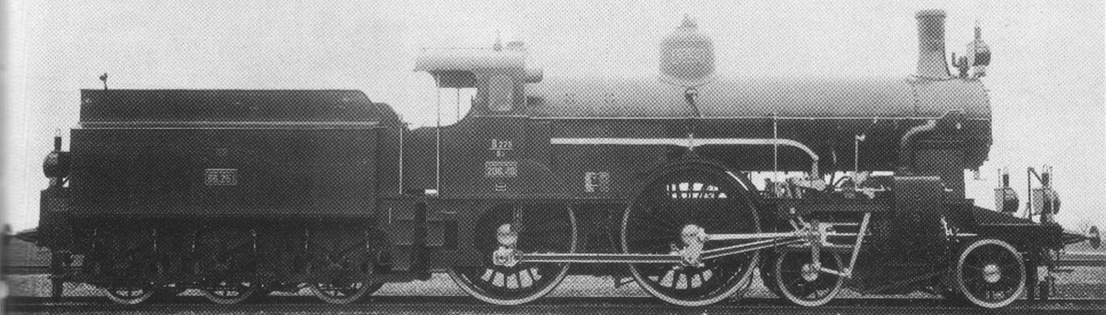 kkStB 206.40 auf einem Werksfoto der Wiener Neustädter Lokomotivfabrik