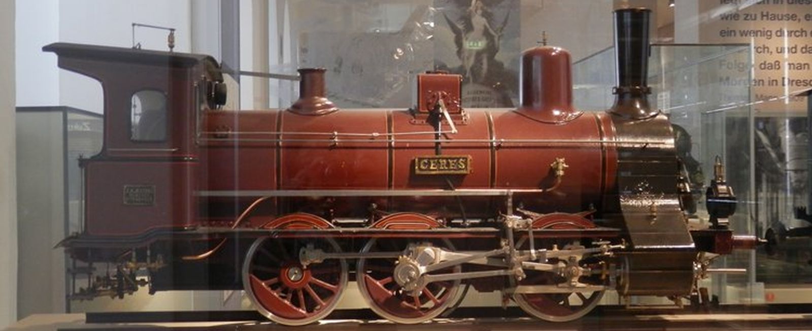 „Ceres” als Modell im Verkehrsmuseum Nürnberg