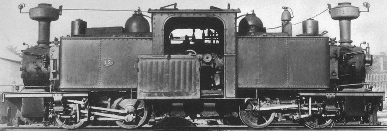 No. 19, the second locomotive, around 1900